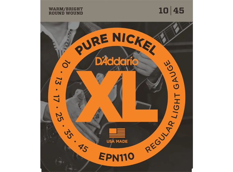 D'Addario EPN110 Pure Nickel (010-045) 